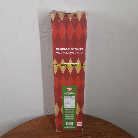 Taffy Town VTG 24" Nutcracker Christmas Drummer Hand Painted (No Taffy) Rare - Picture 10 of 11